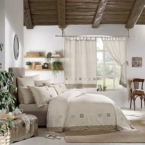 Stanley Hamilton Hisar Cottage Collection Bedspread/Bedding Set, Comforter, Coverlet Full Size Bed set with Pillow Cases (Single/Double/King and Super King)
