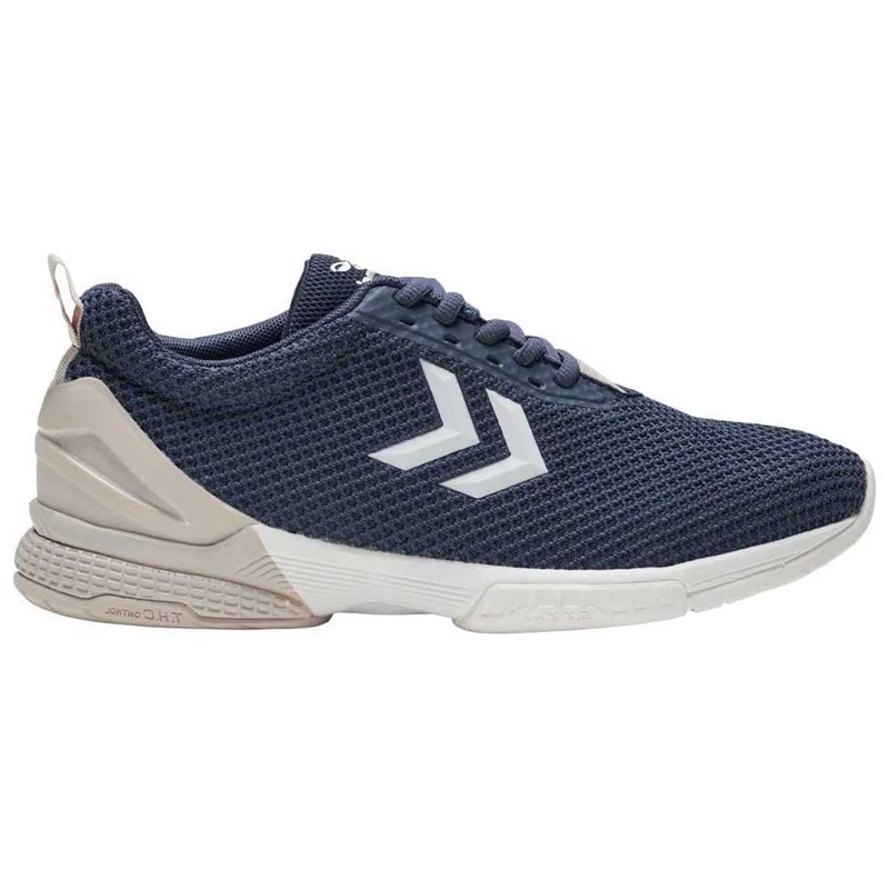 hummel Aerocharge Fusion STZ Sports Shoes Men and Women - Unisex Breathable Sports and Indoor Shoes for Men and Women - Ideal as Handball Shoes or for Gym & Fitness, Midnight Navy, 10.5 UK
