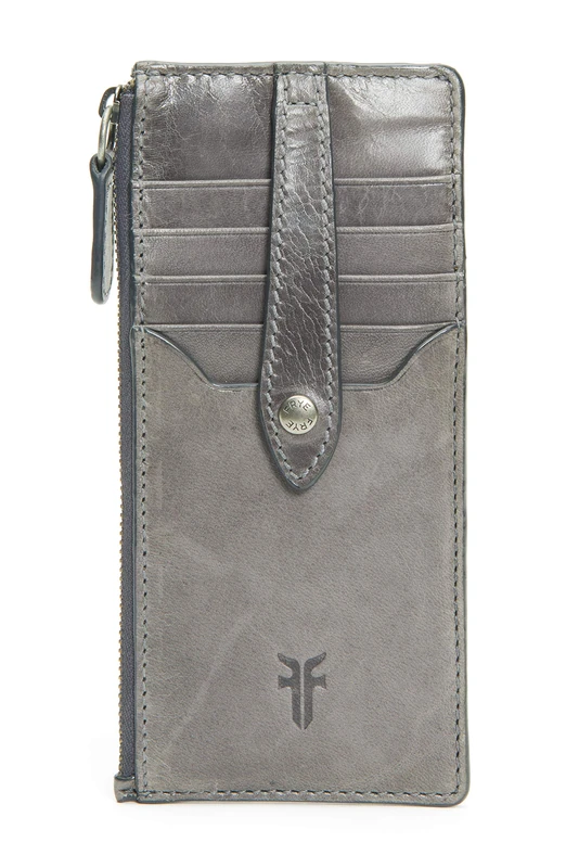 FRYE Women's Melissa Snap Card Wallet, Carbon, One Size