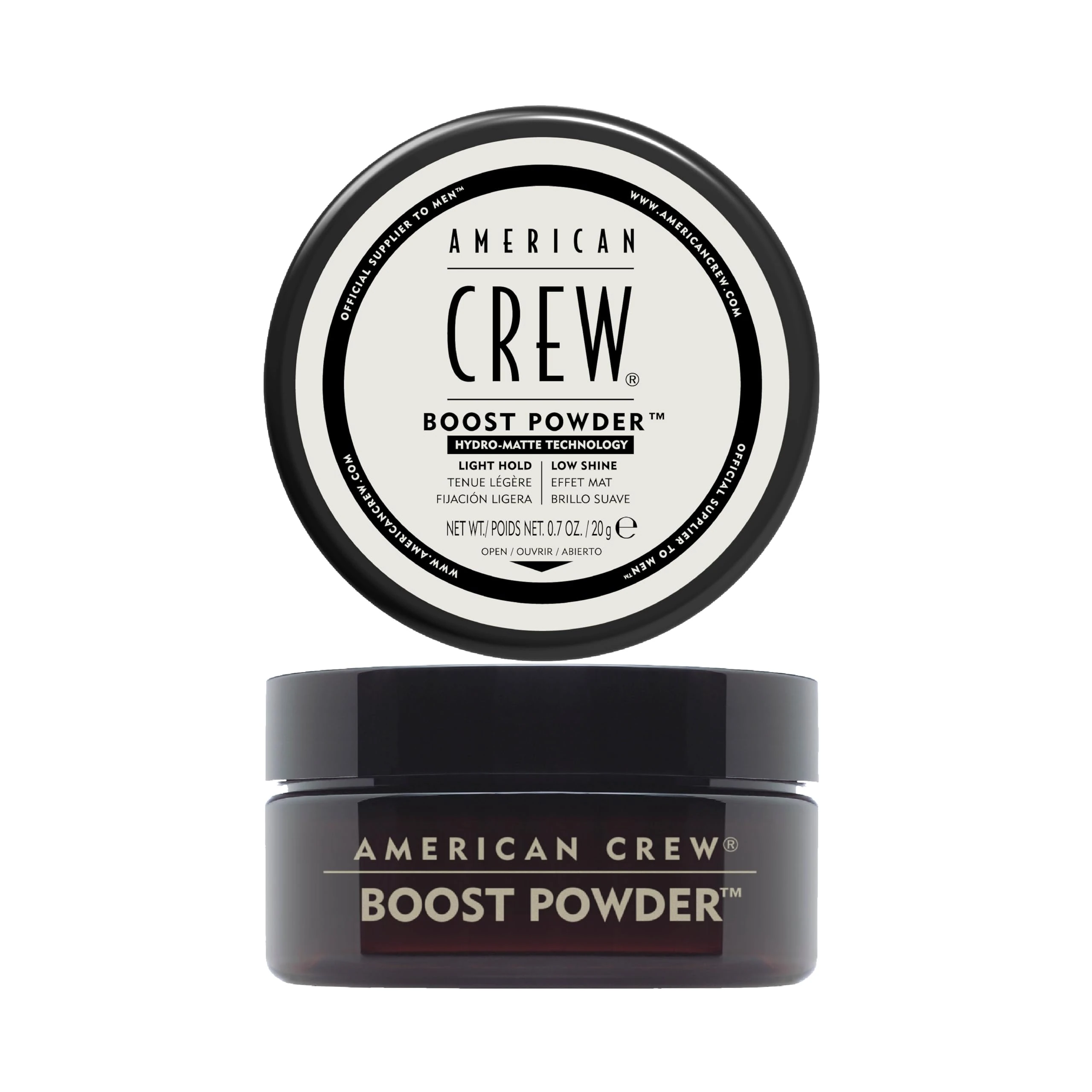American Crew Volume Boost Hair Powder, Adds Thickness & Lift, Matte Finish, Paraben Free & Water Soluble - 20g