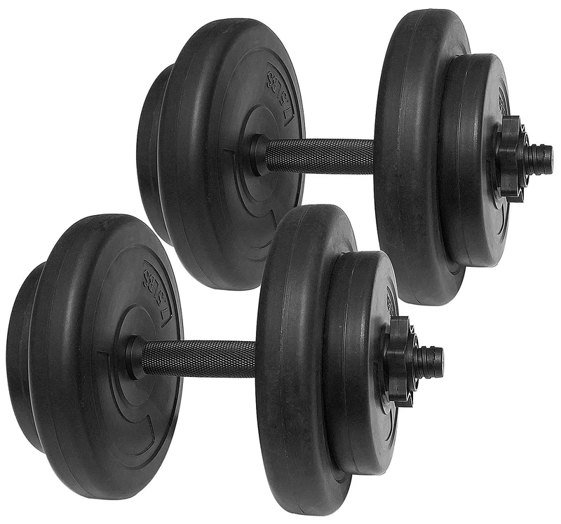 BalanceFrom All-Purpose Weight Set, 40 lbs, Black - Image 1