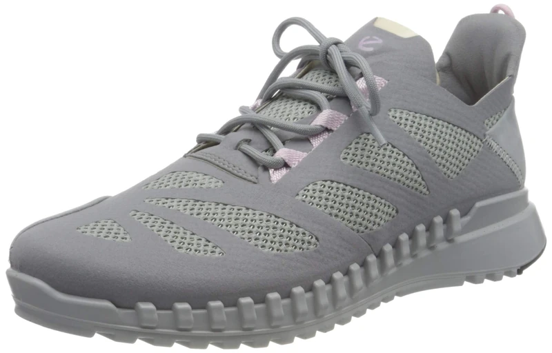 ecco Women's Zipflex Hiking Shoe, Grey Silver Grey Silver Grey, 7.5 UK