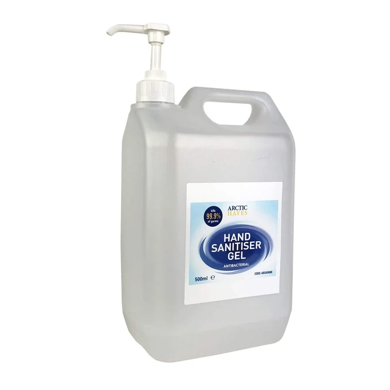 Arctic Hayes Hand Sanitizer Gel with Pump Dispenser 5 Litre