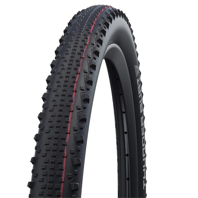 Schwalbe Unisex's Thunder Burt Evo, Super Ground, TLE Tyres, Black, 57-622, 1402957102