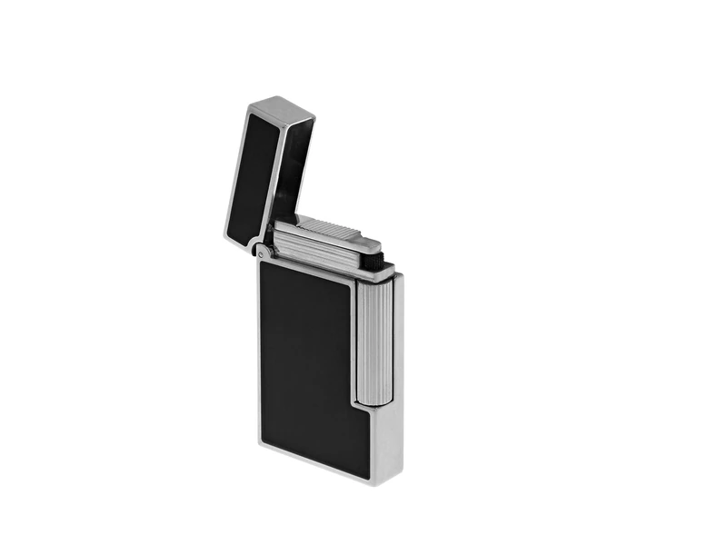 S.T. Dupont Ligne 2 Slim Lighter Black Lacquer/Palladium