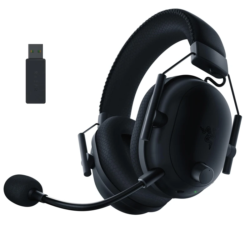 Razer BlackShark V2 Pro for PC - Wireless Premium Esports Gaming Headset (HyperSpeed Wireless Technology, TriForce Titanium 50 mm Drivers, HyperClear Supercardioid Mic) Black