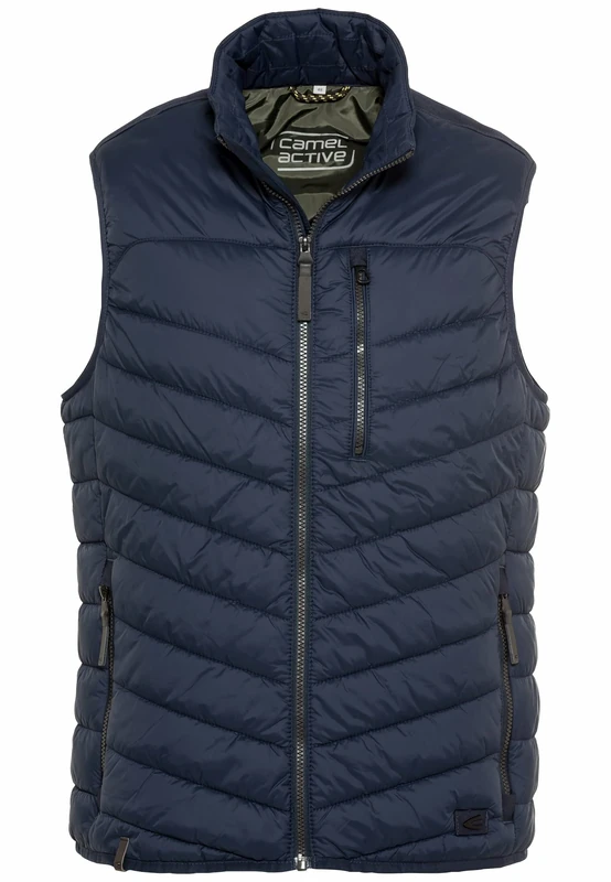 camel active Men's 4602009E52 Vest, Navy, 48