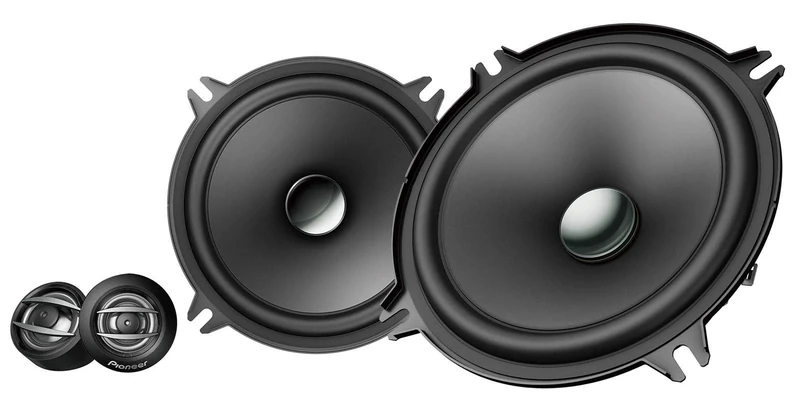 Pioneer TS-A1300C 13 cm 2-Way Component System (300W MAX) With Speaker Grills From Car Audio Centre