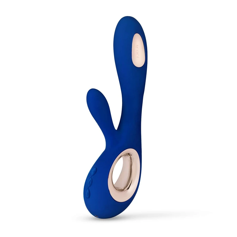 LELO Soraya Wave Luxurious G Spot Rabbit Vibrator Sex Toy, Vibrators for Women with Unique WaveMotion Technology Thrusting Vibrator for a Full Body Pleasure Experience, Adult Sex Toy, Blue
