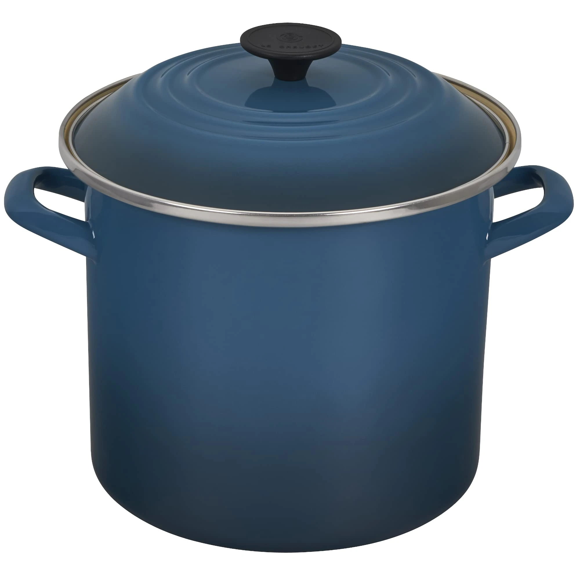 Le Creuset Enamel on Steel Stockpot, 8 qt, Deep Teal