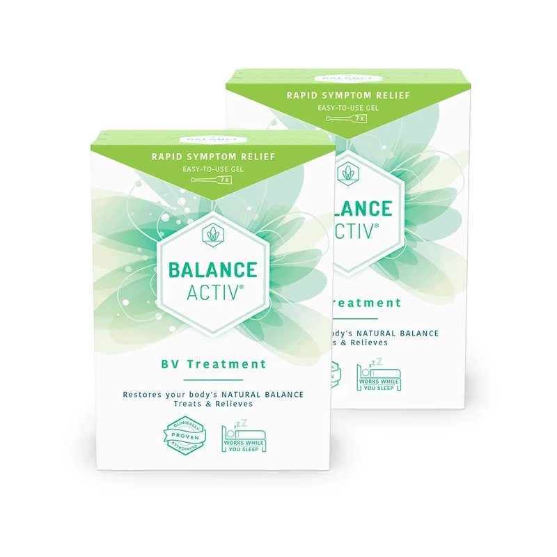 Balance Activ BV Gel, Bacterial Vaginosis Treatment for Women, Rapidly Relieve Symptoms of Unpleasant Odour, Discomfort & Discharge, 7 Day Supply (Pack of 2) - Image 1
