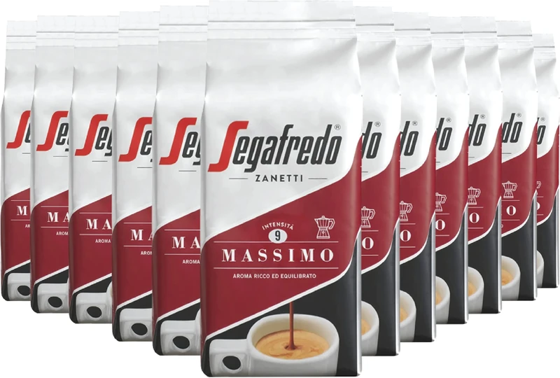 Segafredo Le Classique Massimo, Aroma Ricco and Balanced 12 Packs of 200 g