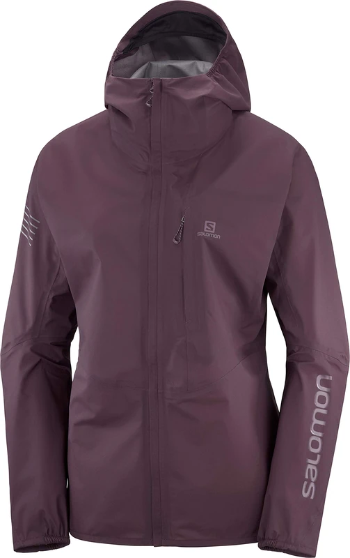 Salomon Outspeed 3L 360 W Women's Waterproof Jacket - Wine