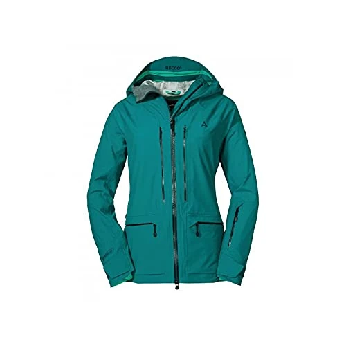Schöffel La Grave Women's 3L Jacket, womens, Women's Jacket, 23491, Teal-blue, 36 (EU)