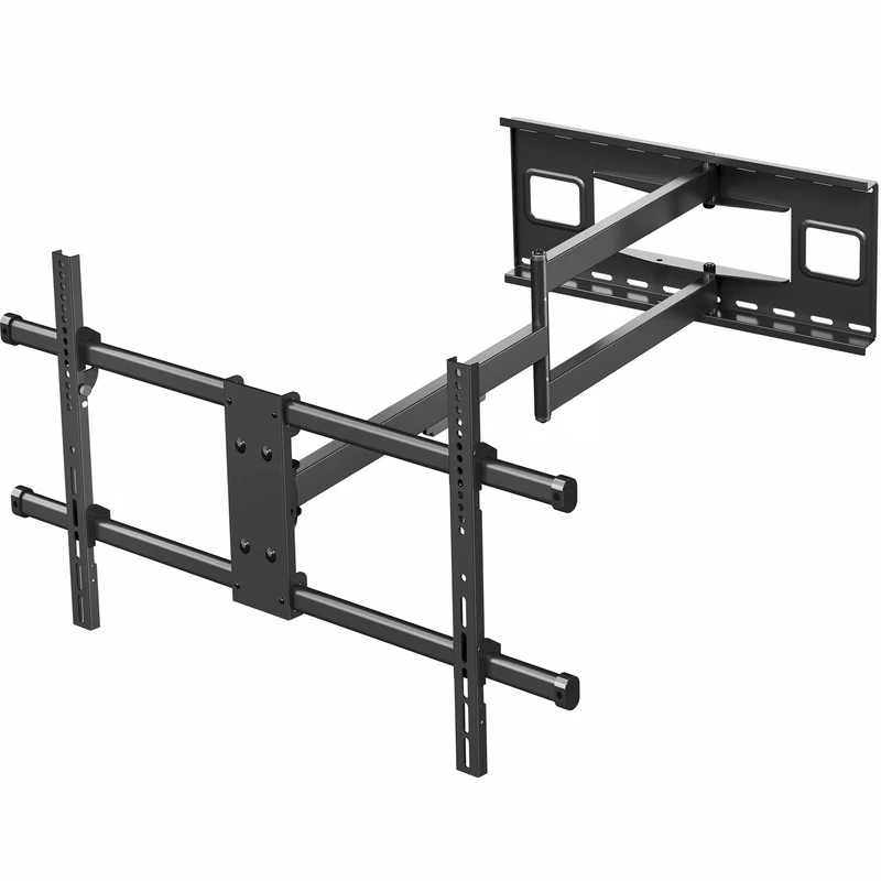 VIVO Extra Long 37 to 80 inch TV Wall Mount for LCD LED Flat and Curved Screens, Long Extended Arm Swivel Mount, Max VESA 800x400mmm, Black, MOUNT-VW080L