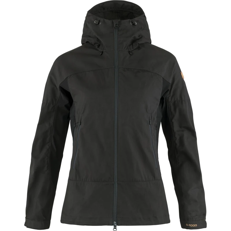 Fjällräven Women's F86131-030-550 Abisko Lite Trekking Jacket, Dark Grey/Black, M, M - Image 1