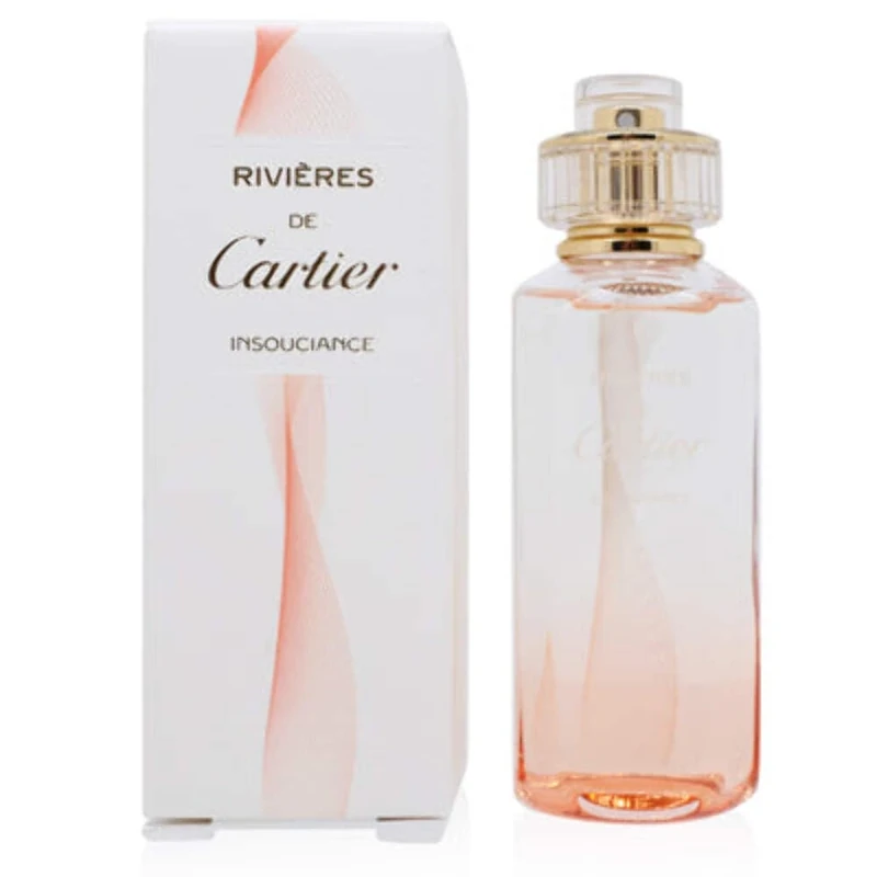 Cartier Rivieres de Cartier Insouciance For Women 3.4 oz EDT Spray (Refillable)