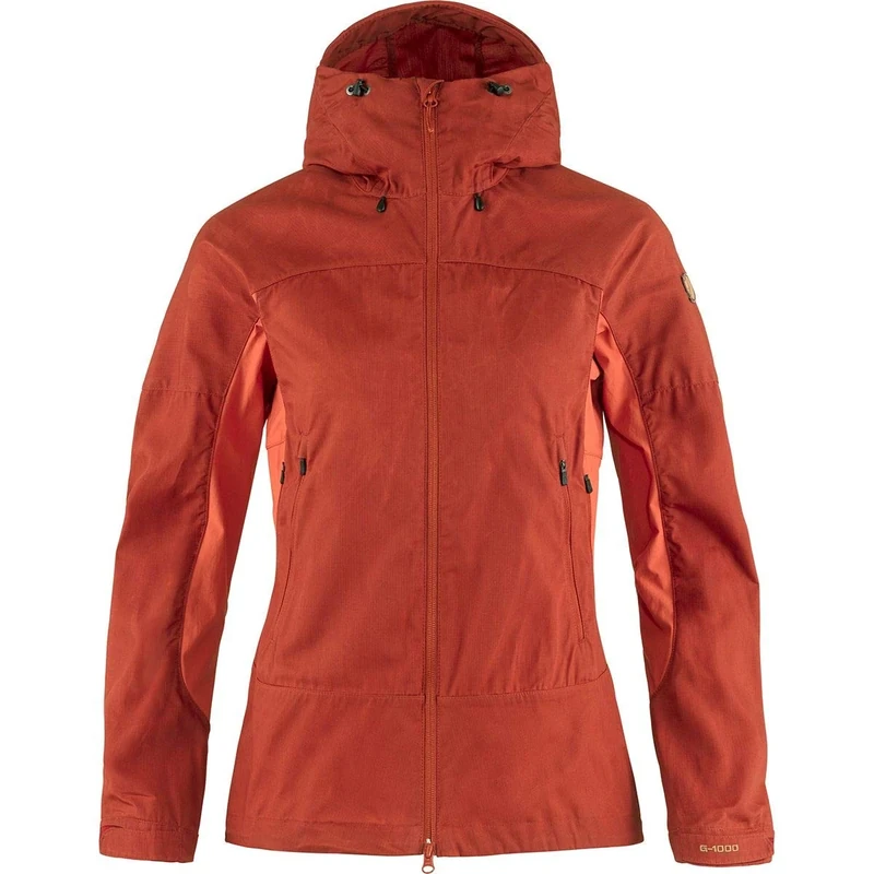 Fjällräven F86131-321-333 Abisko Lite Trekking Jacket, Women, Cabin Red/Rowan Red, S