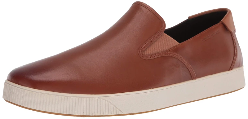 Cole Haan Men's Nantucket 2.0 Slipon Sneaker, British Tan, 7.5 UK
