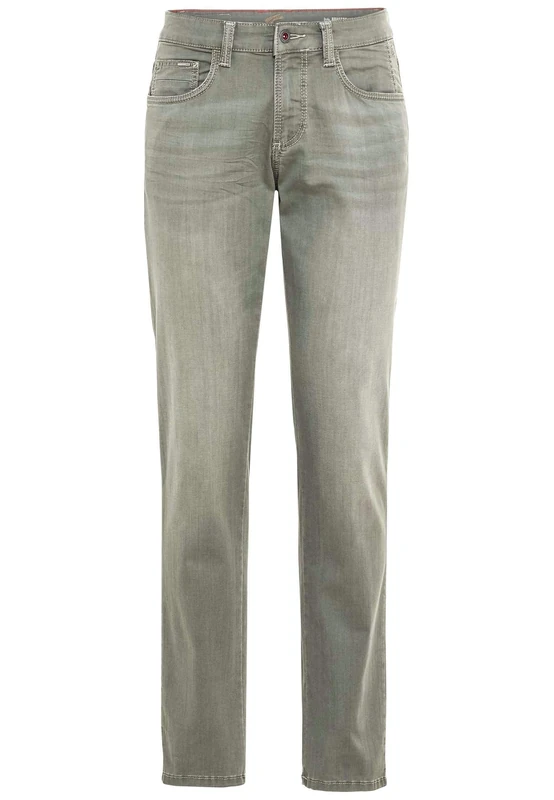 camel active Men's Regular Fit Houston Pants, Green, 34W / 30L - Image 1
