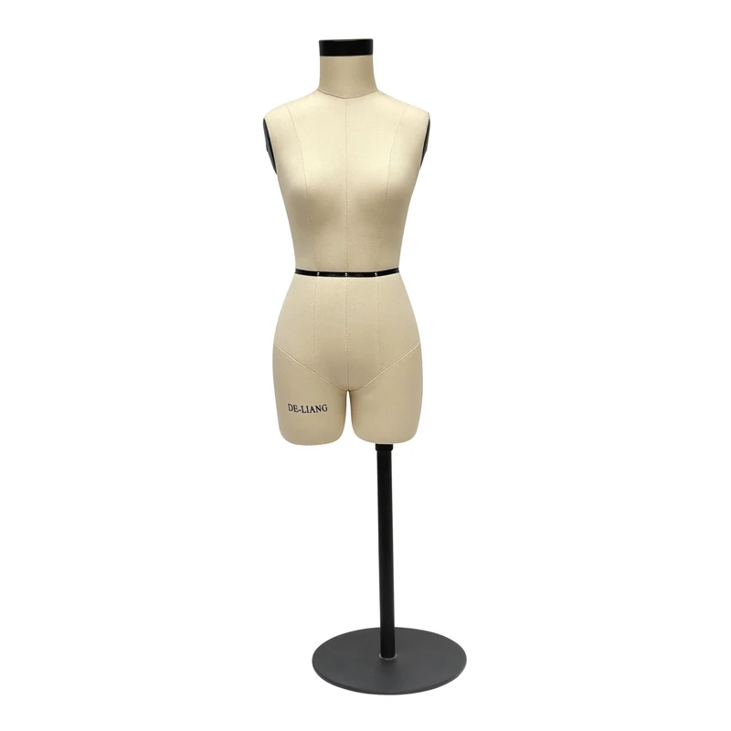 DE-LIANG Half Scale Fiberglass Sewing Dress Form, Anatomic Miniature Fitting Mannequin Torso for Draping,pinnable Dressform | Tailor Dummy,Sewing Tool, Design Fabric Dressmaker - Image 1