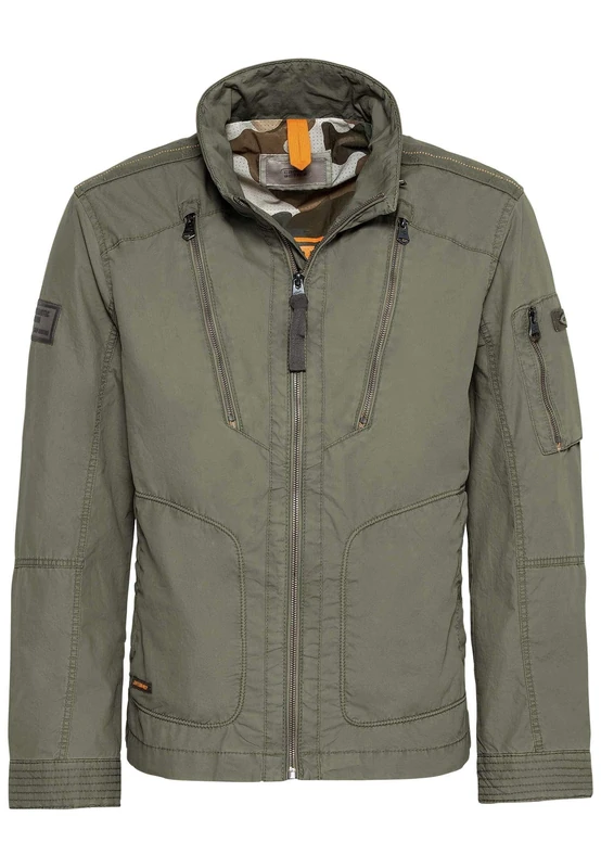 camel active Men's Jacket, Olive, 14.5 UK