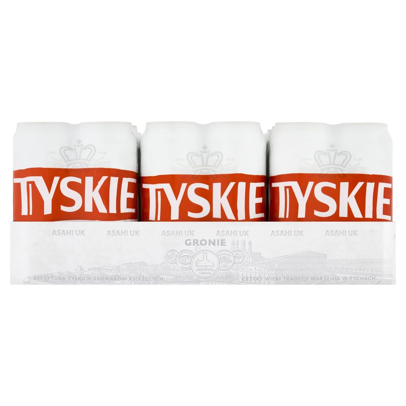 Tyskie Polish Lager, 24 x 500ml Cans, Made in Poland, 5% ABV - Image 1