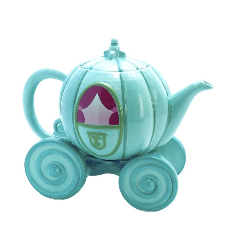 Disney Cinderella Carriage Ceramic Premium Teapot - Image 1