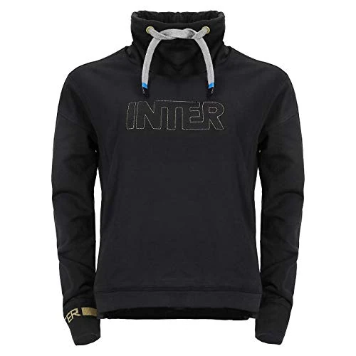 Inter Offer Women's High Neck Sweatshirt, womens, Jumper, INTFE865, Black, L