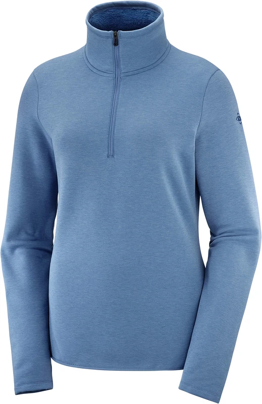 SALOMON Warm Ambition Hz Mid W Fleece Lining Women, womens, Fleece, LC1361400, Copen Blue, XL
