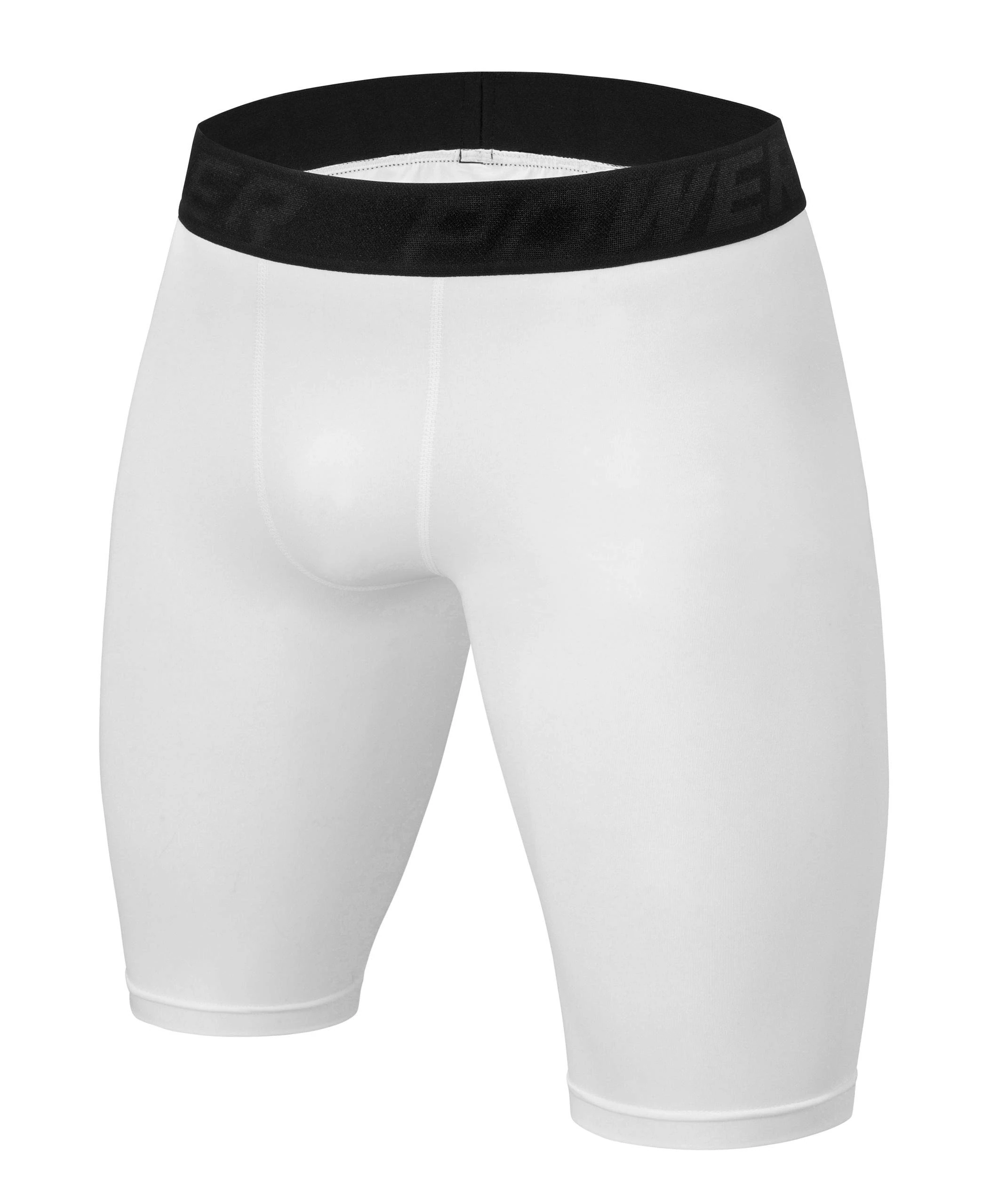 PowerLayer Men's Compression Base Layer Shorts Thermal Shorts Underwear - Bright White, M