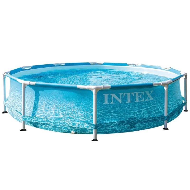 Intex 10 ft x 30-inch Beachside Metal Frame Pool