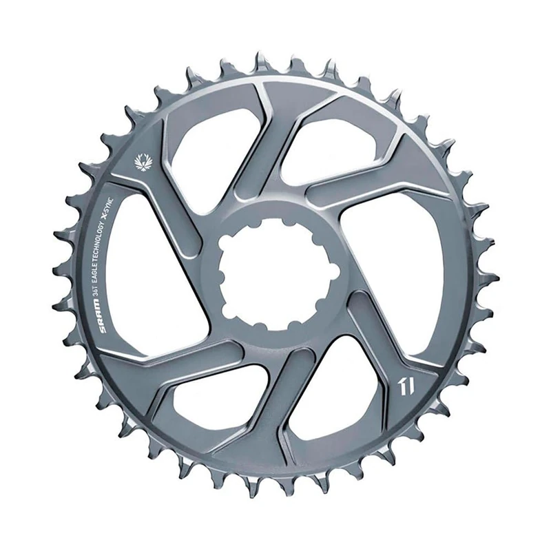 SRAM 105584 Bike Accessory Plato X-sync2 Eagle Dm 4mm Offset 30D gray Lu for cyclists, built for smooth riding and bike upkeep, 4mm, gray, size 30