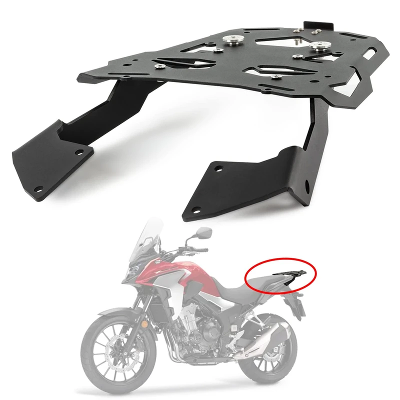 PSLER Motorcycle Accessories Rear Carrier Luggage Rack for CB500X 2013-2023 and for CB400X 2021-2023 and for CB500F 2013-2018 and for NX400 NX500 2024