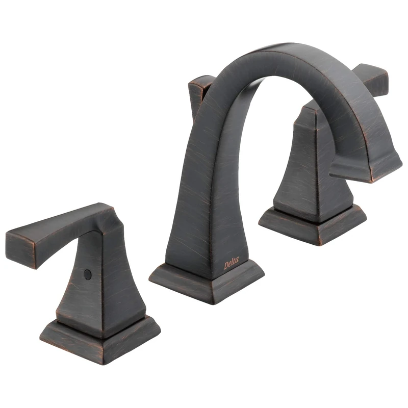 Delta Faucet 3551-RBMPU-DST Dryden Two Handle Bathroom Widespread Faucet, Venetian Bronze