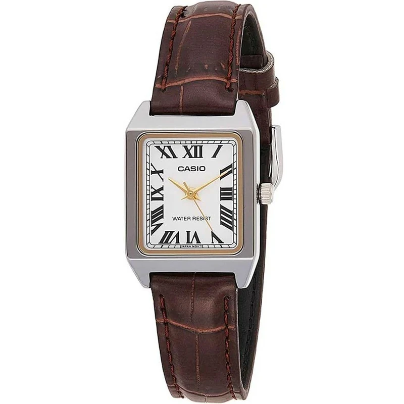 Casio Analog LTP-V007L-7B2UDF, Brown, Strip