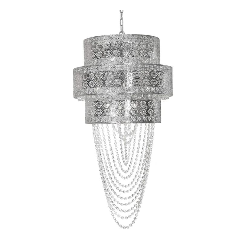 Oaks Lighting Lyra, Crystal, Chrome