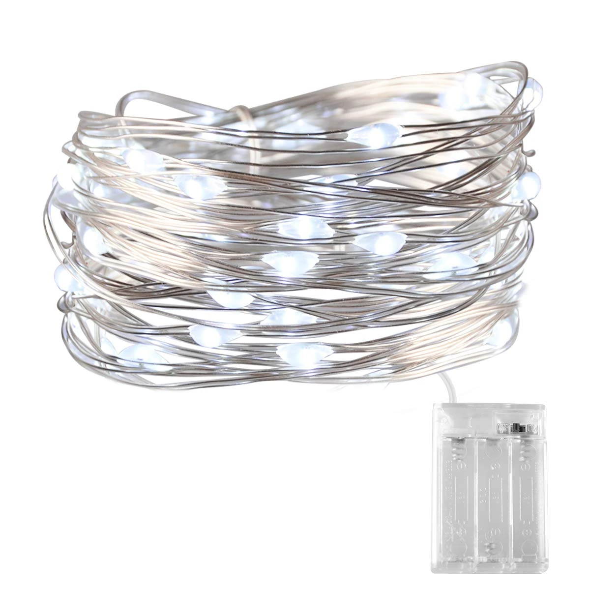 Battery Fairy Lights White, Dalugo 3M/10FT 30 LED Fairy Lights for Jubilee Decorations, Party, Wedding Anniversary, Halloween, Christmas