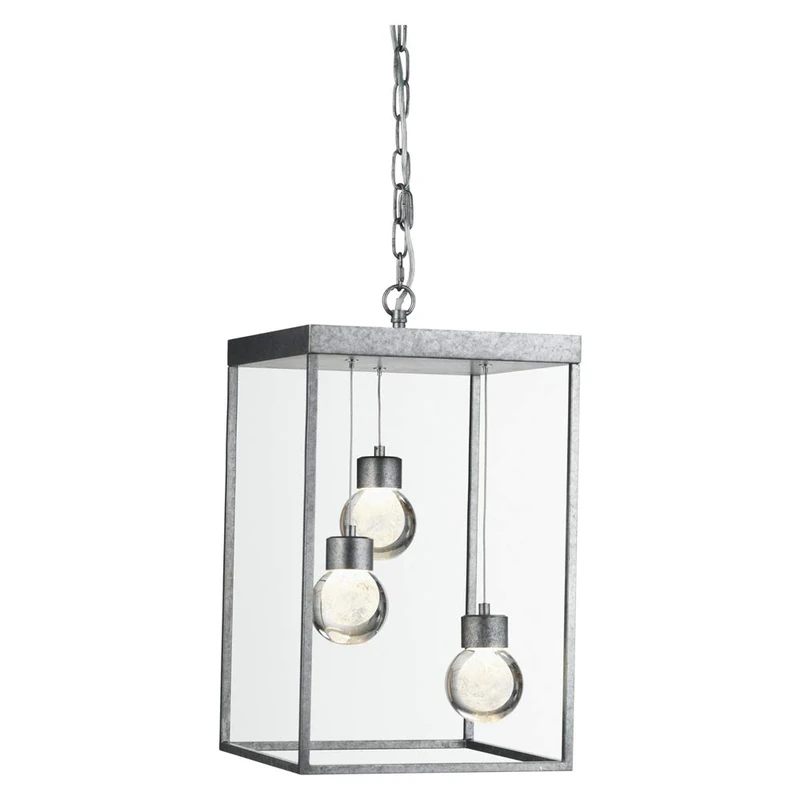 Oaks Lighting Samos, Matt Antique Silver
