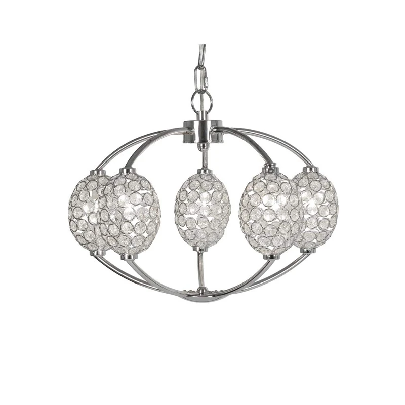 Oaks Lighting Floss, Crystal, Chrome