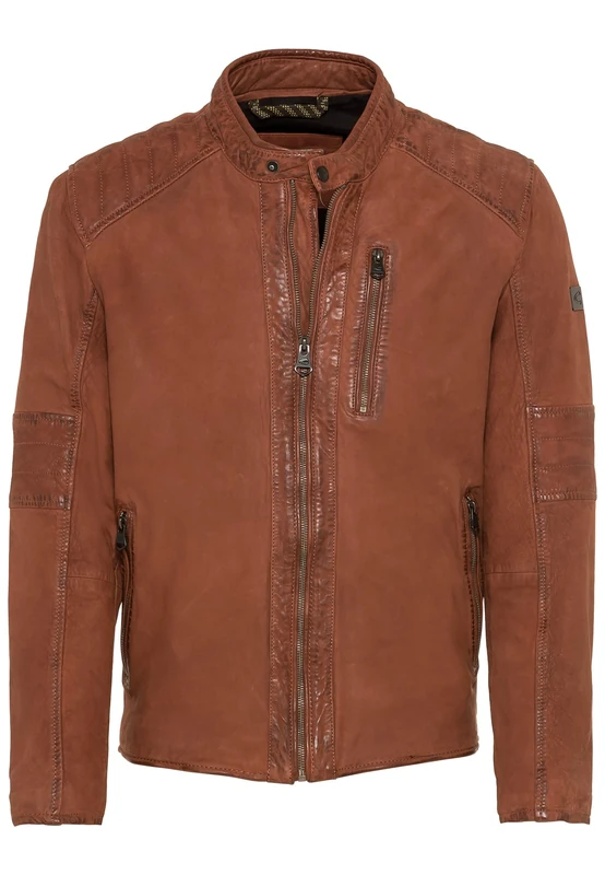 camel active Men's 4301475U84 Jacket, Burned Orange, 44