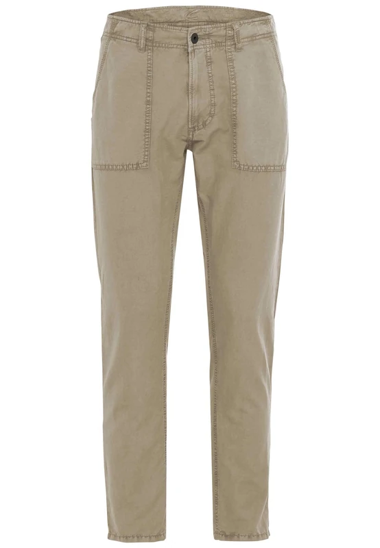 camel active Men's Trousers, Brown, 32 W/34 L - Image 1