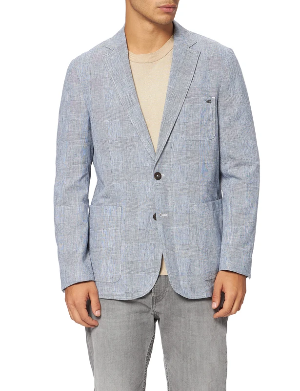 camel active Men's Blazer, Indigo, 38