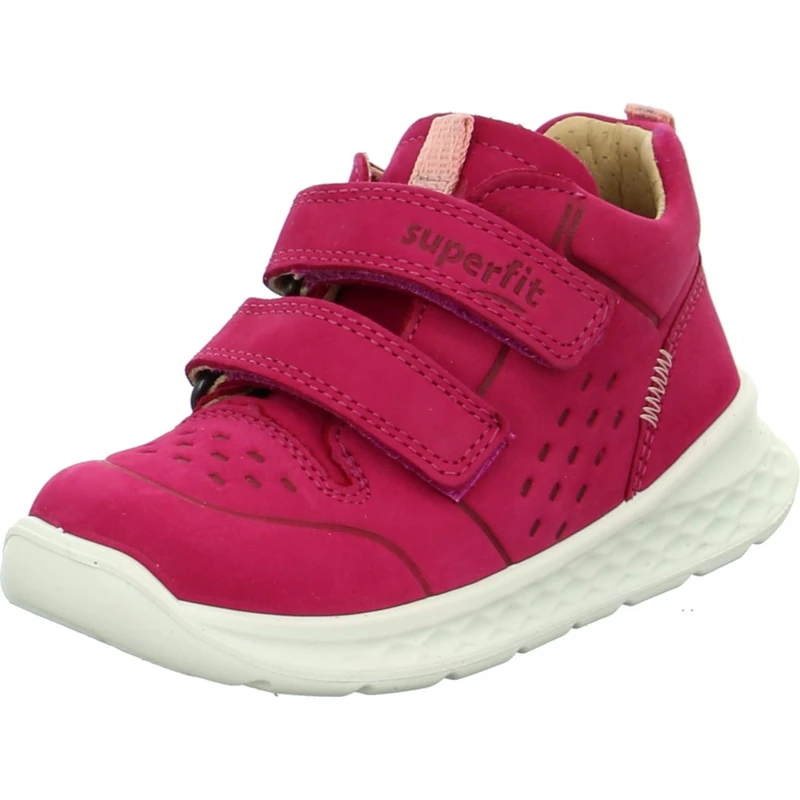 Superfit Unisex Kids Breeze Sneakers, Red/Orange, 3.5 UK Child