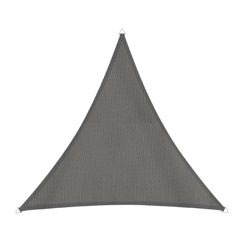 Windhager Cannes Triangle Awning 5 x 5 m Isosceles Sun Protection for Garden and Patio, UV and Weather Resistant, Anthracite