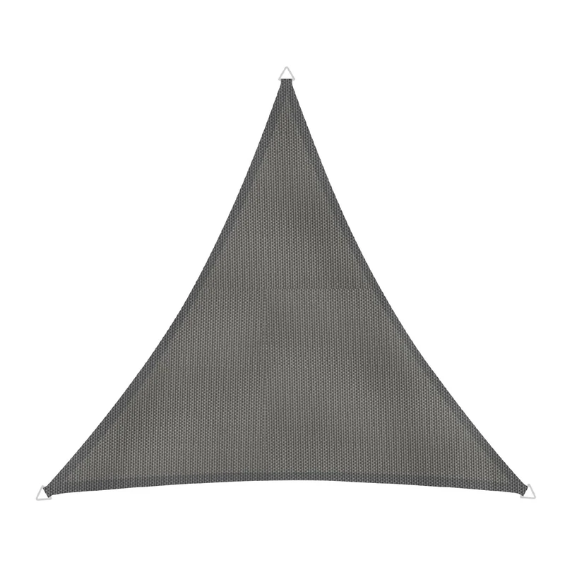 Windhager Cannes Triangle Awning 4 x 4 m Isosceles Sun Protection for Garden and Patio, UV and Weather Resistant, Anthracite