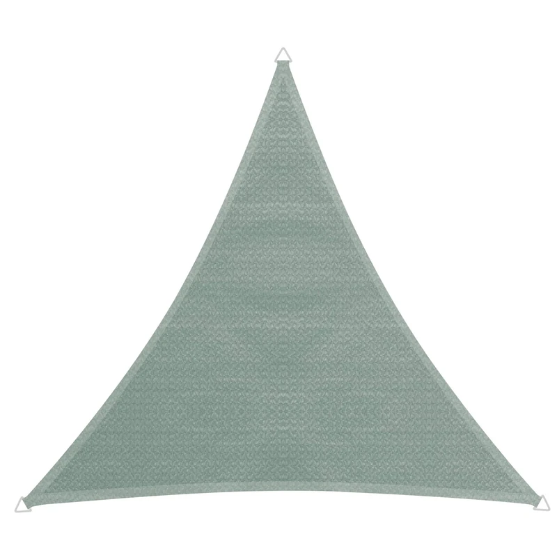 Windhager Capri Triangular Awning 5 x 5 m Isosceles Sun Protection for Garden and Patio, UV and Weather Resistant, Olive