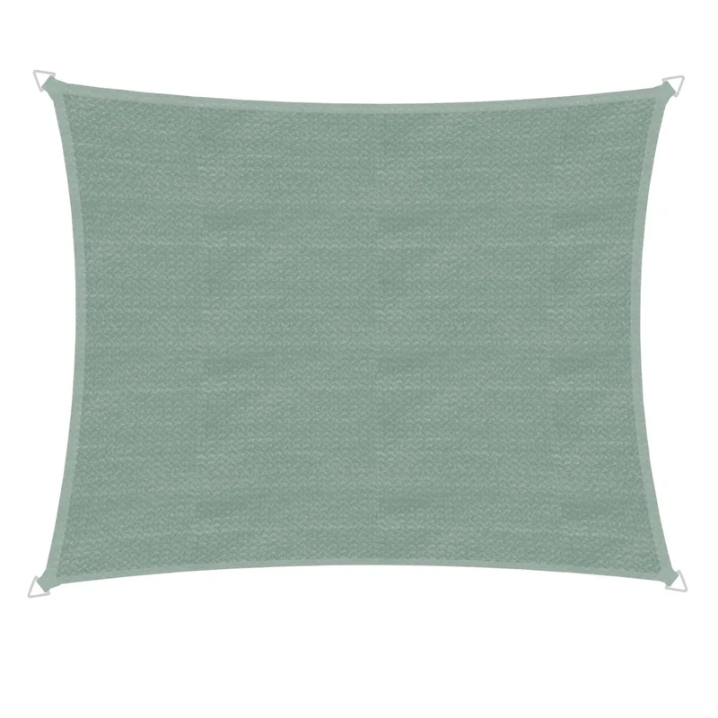 Windhager Capri Rectangular Sun Sail, 3 x 4 m, Sun Protection for Garden and Patio, UV and Weather Resistant, Olive