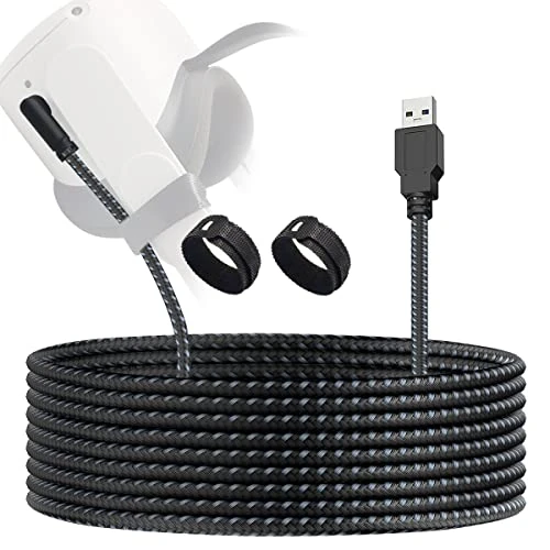 dethinton Compatible with Oculus Link Cable, Usb to Usb C Cable High Speed Data Transfer & Fast Charging USB C Cable Compatible for Oculus Quest Headset and Gaming PC