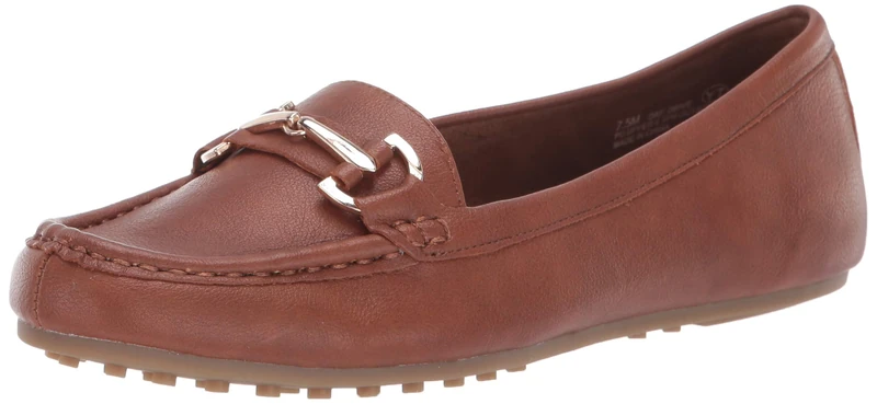 Aerosoles Women's Day Drive Loafer, Dark Tan, 12 Wide